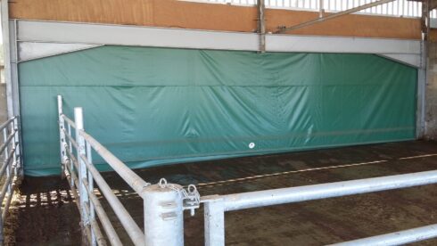 Rideaux salle de traite
